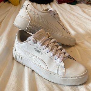 Puma white sneakers